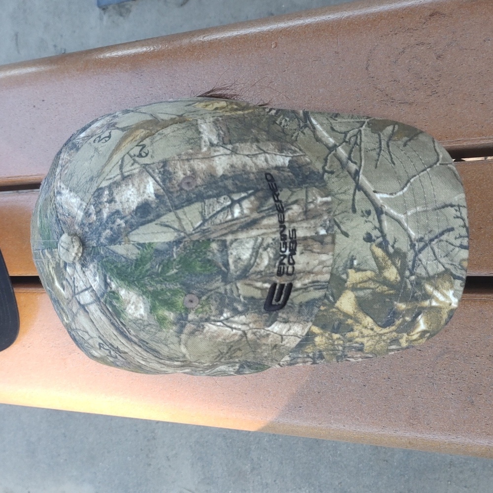 Real Tree Engineered Cabs Camo Strapback Hat Cap - image 1